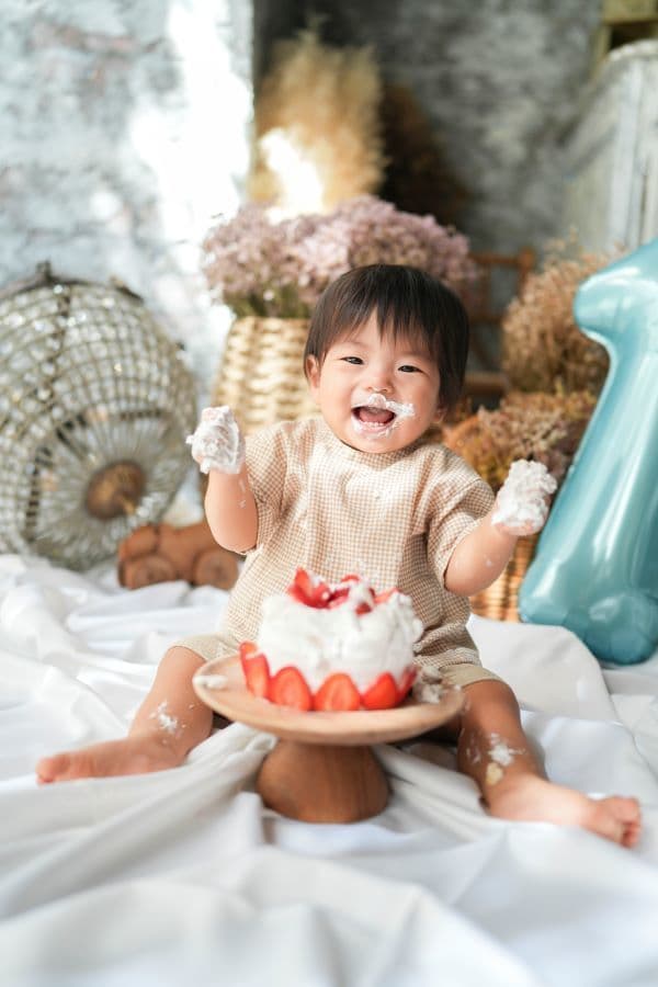 スマッシュケーキでクリームの感触