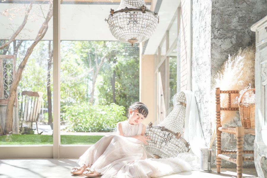 バースデーフォトの女の子